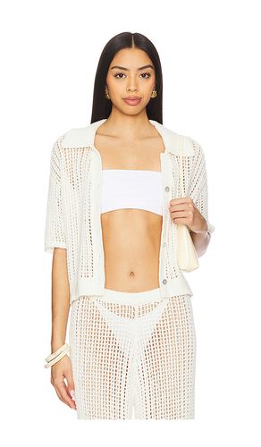 Ophelia Windowpane Knit Top en . Taille L. Also en M, S, XL - La Porte - Modalova