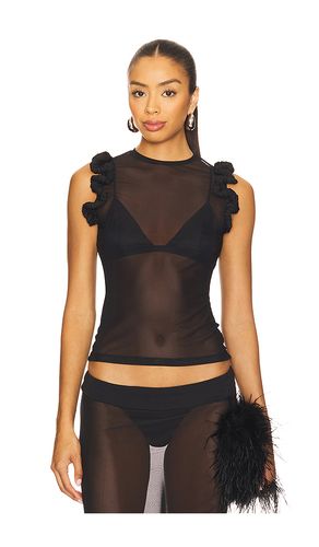 Mesh Ruffle Top en . Taille L. Also en M, S - nastyamasha - Modalova