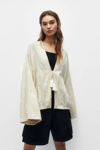 Kimono Brodé - Pull&Bear - Modalova