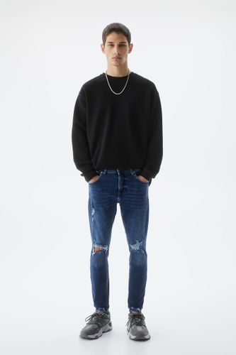 Jean Super Skinny Déchiré - Pull&Bear - Modalova
