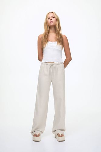 Pantalon Fluide Lin - Pull&Bear - Modalova