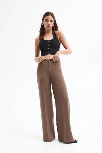 Pantalon Palazzo Habillé - Pull&Bear - Modalova