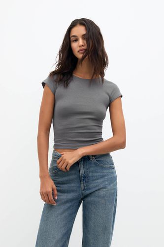 T-Shirt Moulant - Pull&Bear - Modalova