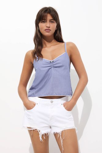 Top À Rayures À Bretelles Avec Dentelle - Pull&Bear - Modalova