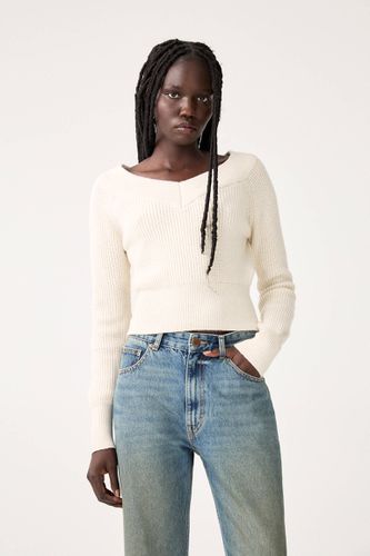 Pull Cropped Bardot - Pull&Bear - Modalova