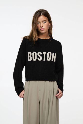 Pull Jacquard Boston - Pull&Bear - Modalova