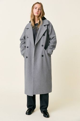 Manteau Long À Capuche - Pull&Bear - Modalova