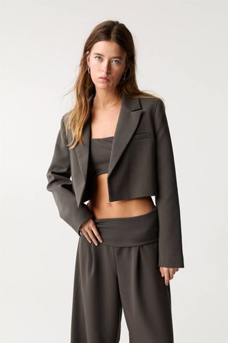 Blazer Cropped - Pull&Bear - Modalova