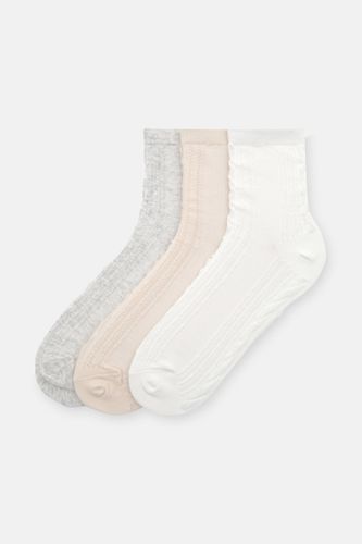 Lot 3 Paires De Chaussettes Texturées - Pull&Bear - Modalova