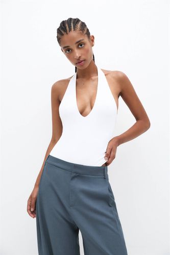 Body En Polyamide Encolure Américaine - Pull&Bear - Modalova