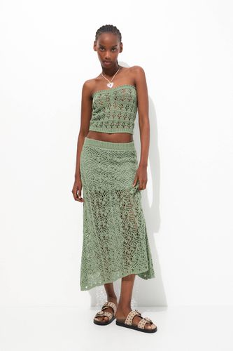 Jupe Midi Crochet - Pull&Bear - Modalova