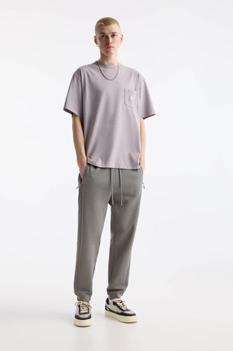 Pantalon Jogger Piqué - Pull&Bear - Modalova