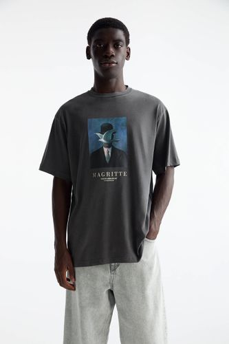 T-Shirt Magritte - Pull&Bear - Modalova