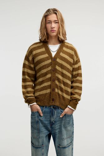 Cardigan À Rayures - Pull&Bear - Modalova