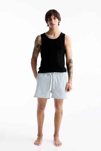 Short De Bain Rayures Cordon - Pull&Bear - Modalova