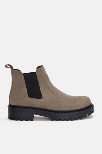 Bottines Chelsea En Cuir - Pull&Bear - Modalova