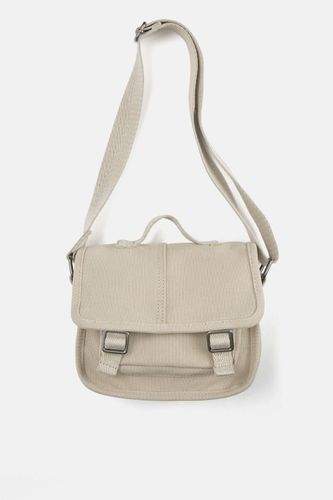 Mini-Sac À Bandoulière En Toile À Rabat - Pull&Bear - Modalova