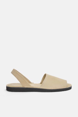 Sandales Plates Cuir - Pull&Bear - Modalova