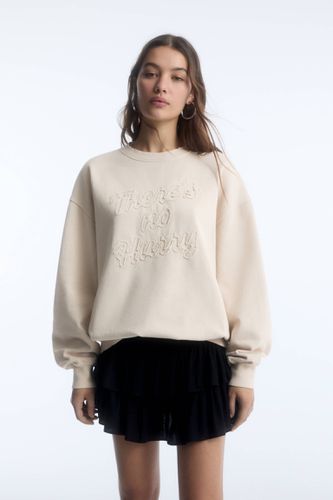 Sweat Imprimé Écusson - Pull&Bear - Modalova