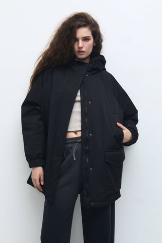 Parka Oversize Capuche - Pull&Bear - Modalova