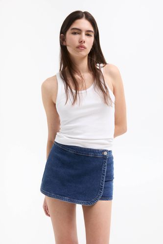 Jupe-Short Denim Portefeuille - Pull&Bear - Modalova