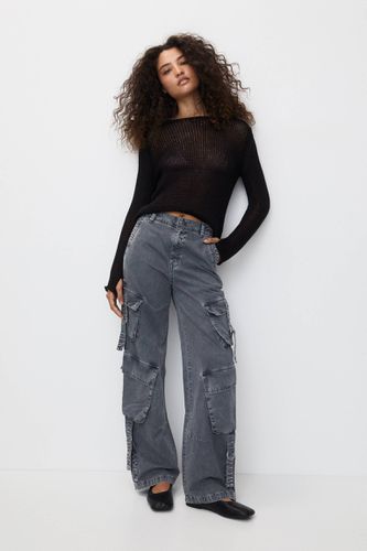 Pantalon Cargo Multipoches Brides - Pull&Bear - Modalova