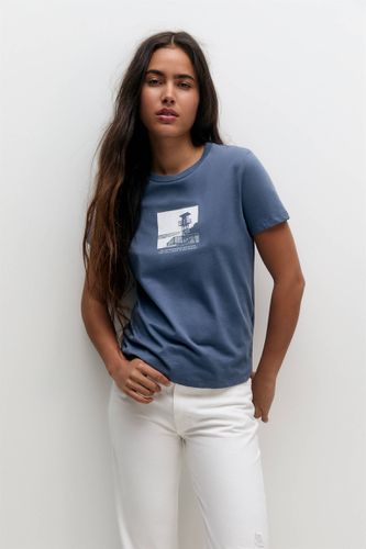T-Shirt Imprimé Photo - Pull&Bear - Modalova