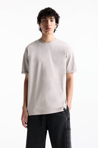 T-Shirt Basic Long Fit - Pull&Bear - Modalova