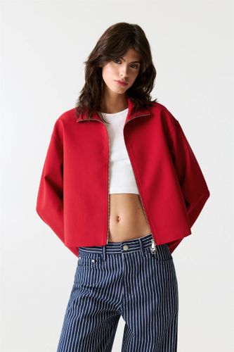 Veste Légère En Tissu À Fermeture Éclair - Pull&Bear - Modalova