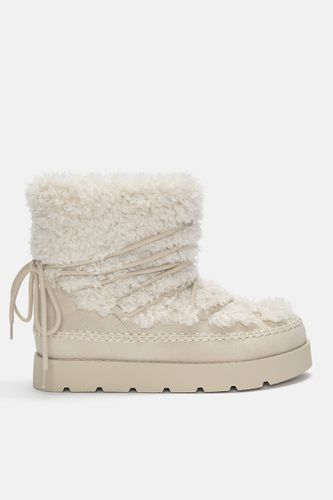 Bottes En Mouton Synthétique - Pull&Bear - Modalova