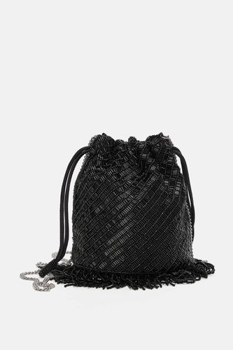 Sac Bucket Bag Avec Perles Fantaisie - Pull&Bear - Modalova