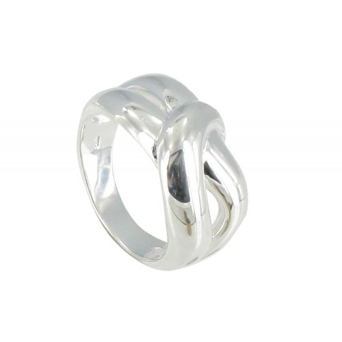 V Bague Argent Moyen Entrelac - taille 60 - LES POULETTES BIJOUX - Modalova