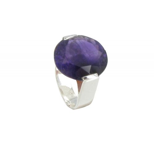 Bague Argent Joyau d'Améthyste - taille 56 - LES POULETTES BIJOUX - Modalova
