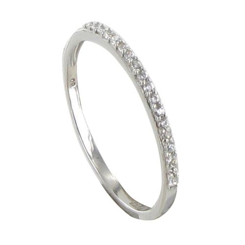 Bague Argent 925 Alliance strass Cristal - taille 50 - LES POULETTES BIJOUX - Modalova
