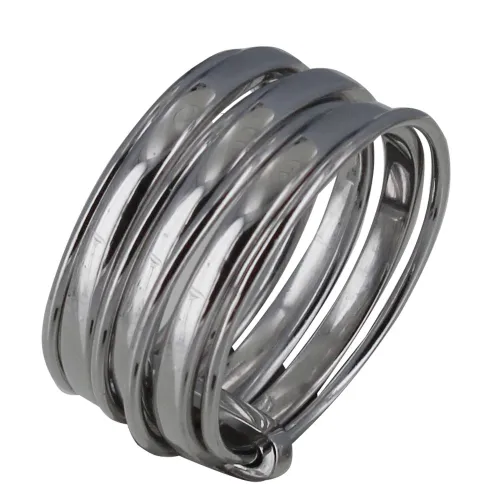 Bague Argent Rhodié Semainier - LES POULETTES BIJOUX - Modalova