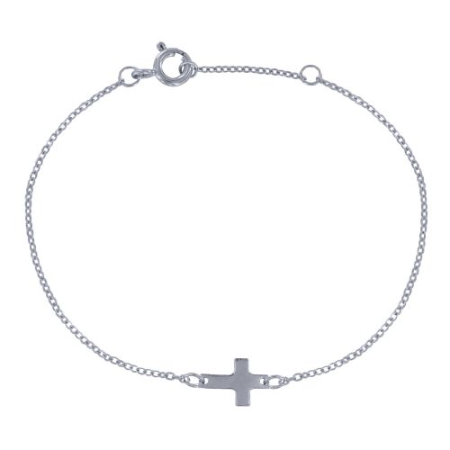 Bracelet Mini Croix - LES POULETTES BIJOUX - Modalova