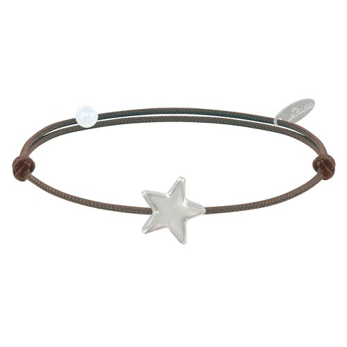 Bracelet Lien Etoile d' - Classics - Marron clair - LES POULETTES BIJOUX - Modalova