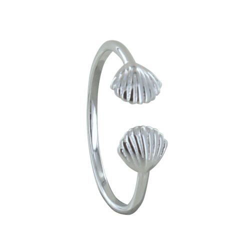 Bague 925 Double Coquille St Jacques - taille 50 - LES POULETTES BIJOUX - Modalova
