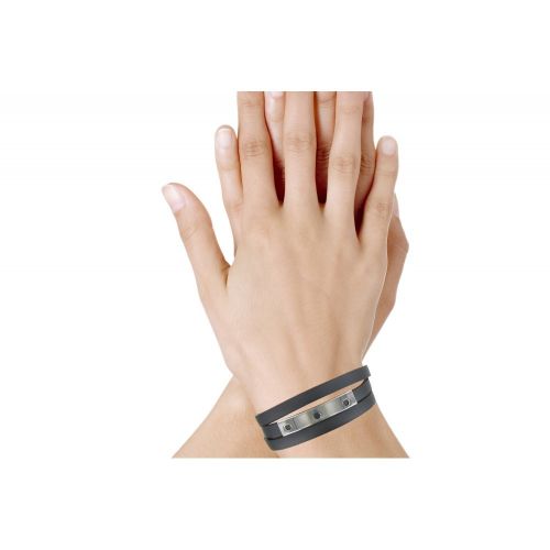 Bracelet Silicone Rectangle et Fermoir Acier - Classics - LES POULETTES BIJOUX - Modalova