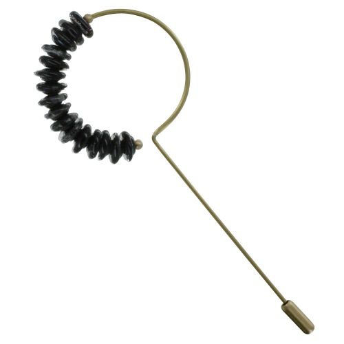 Broche Laiton Anneau et Petits Disques de Verre - LES POULETTES BIJOUX - Modalova