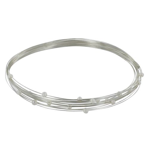 Collier Multi-Fils Argent 925 et Perles Blanches - LES POULETTES BIJOUX - Modalova