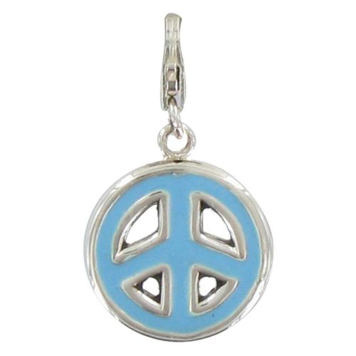 Charms Argent 925 Médaille Paix Emaillé - Classics - LES POULETTES BIJOUX - Modalova