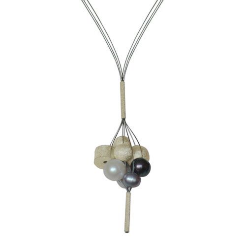 Collier Argent 925 et Grappe de Perles - LES POULETTES BIJOUX - Modalova