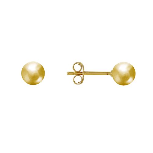 Boucles d'Oreilles Clou Plaqué Perles 6mm - LES POULETTES BIJOUX - Modalova