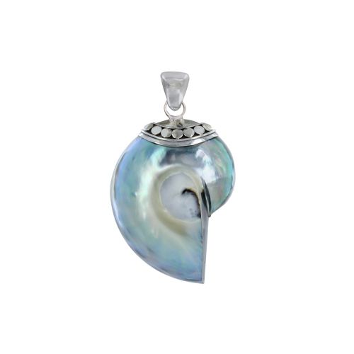 Pendentif Argent 925 Nautile Coquillage Petit Modèle - LES POULETTES BIJOUX - Modalova