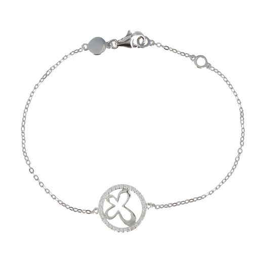 Bracelet Papillon Lune et Strass - LES POULETTES BIJOUX - Modalova