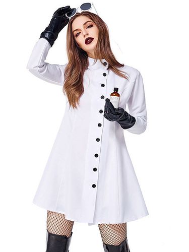 Costumes Infirmire Sexy Robe Blancs Gants Cosplay Dguisements Halloween - Milanoo FR - Modalova