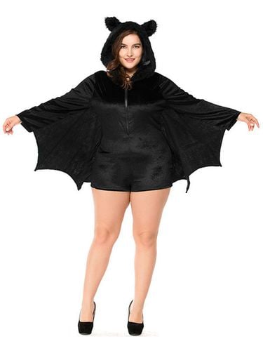Costume Vampire Noire Combinaison Velours Costume Dguisements Halloween Carnavals - Milanoo FR - Modalova