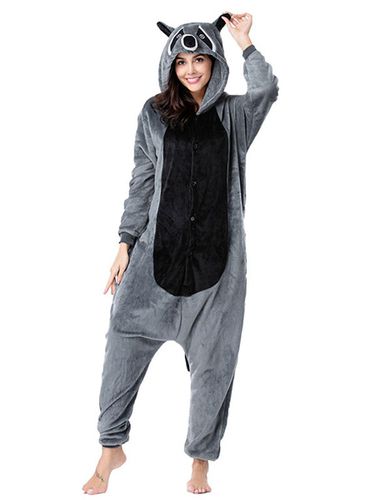 Maybear® Combinaison Pyjama Enfant Adulte Costume danimal Cosplay Doux Chaud Onesie Déguisement 