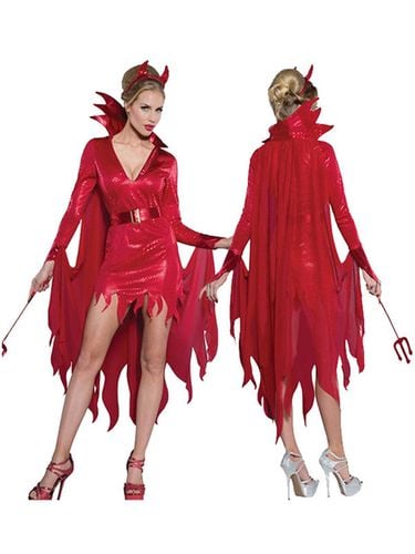 Costume Vampire Rouge s Robes Ensemble Dguisements Halloween - Milanoo FR - Modalova
